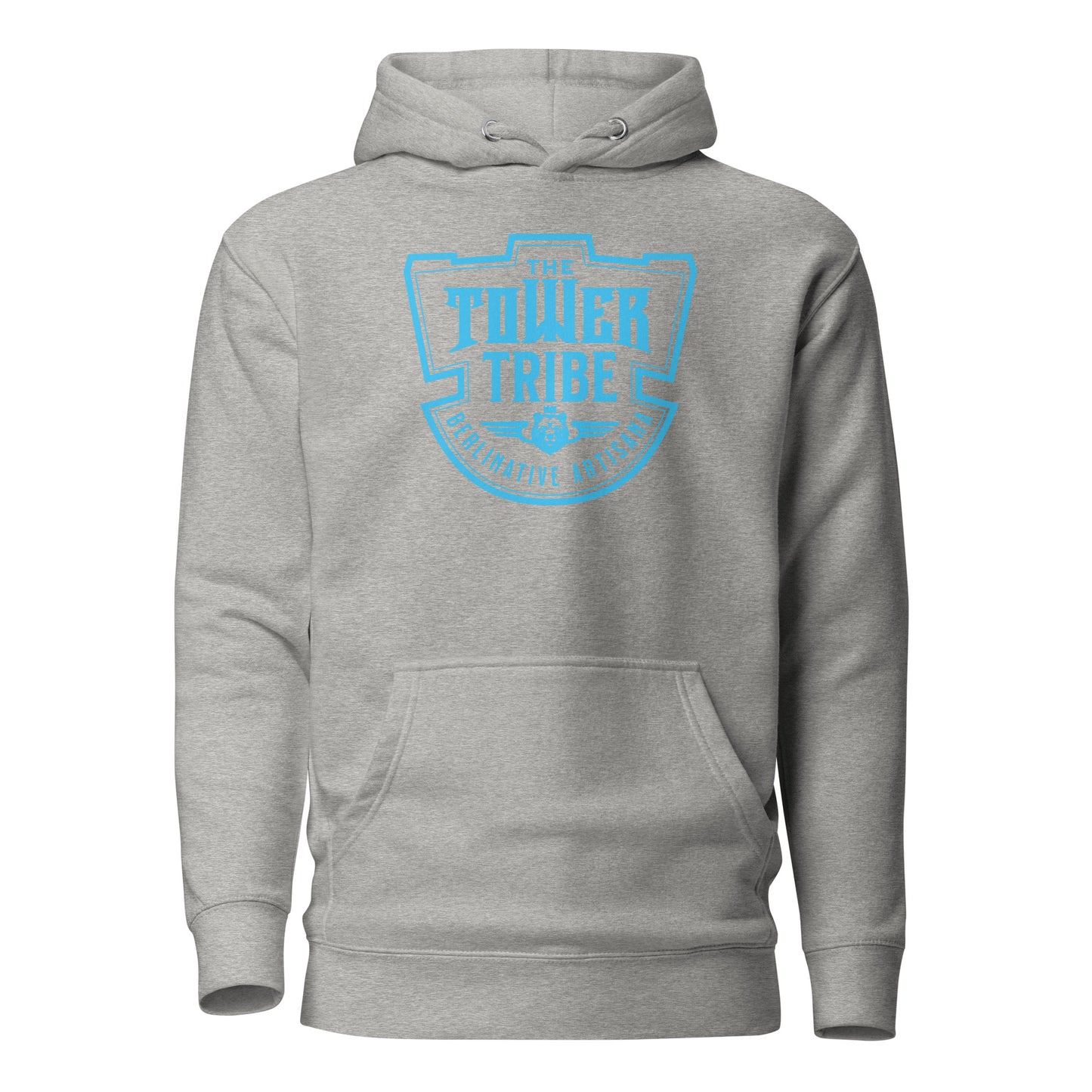 TTT240006, TTT blue logo piece, Unisex Hoodie